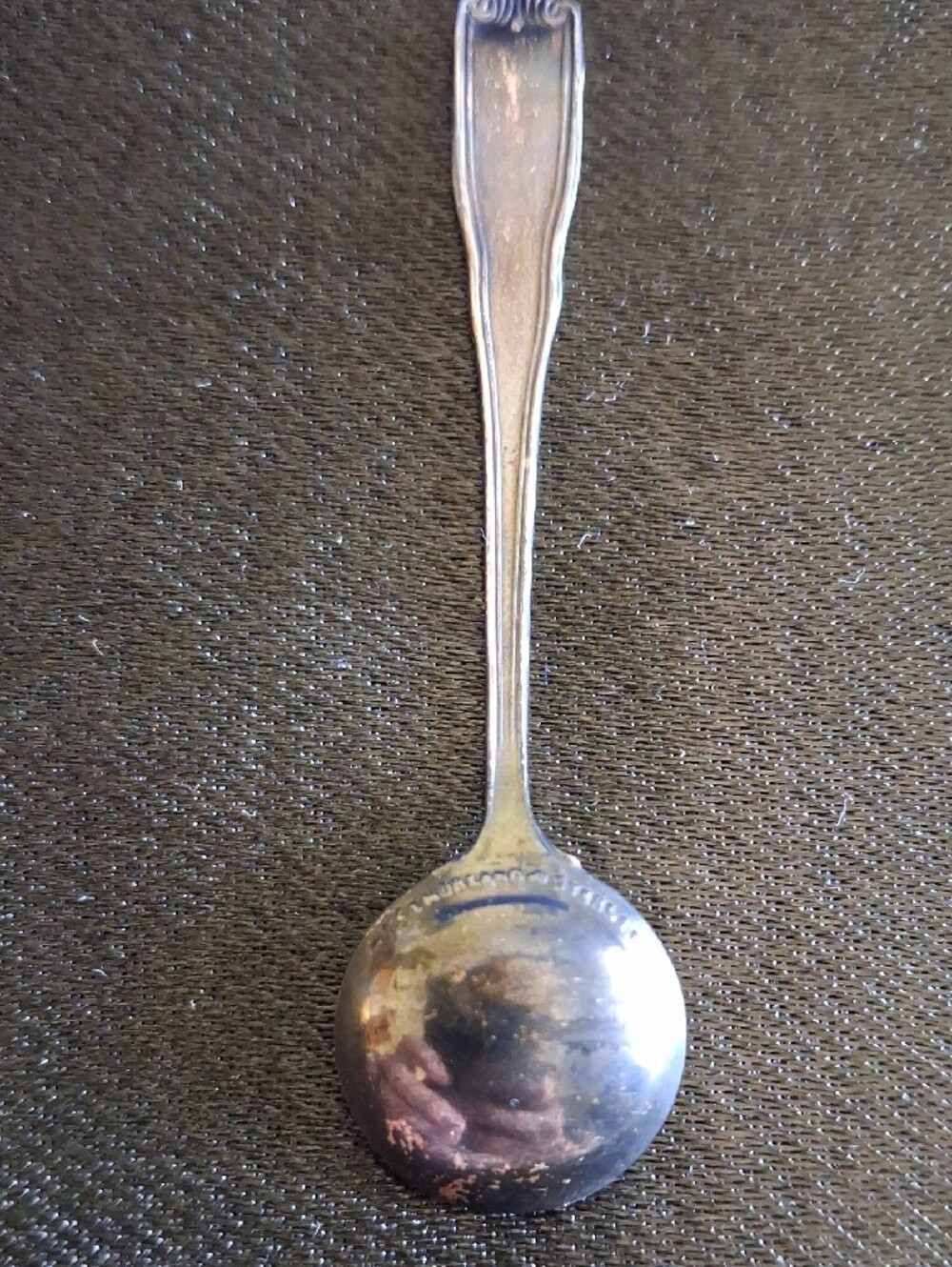 WESTMORLAND Silver Salt Cellar and Spoon Set - Silver - Picture 5 of 5